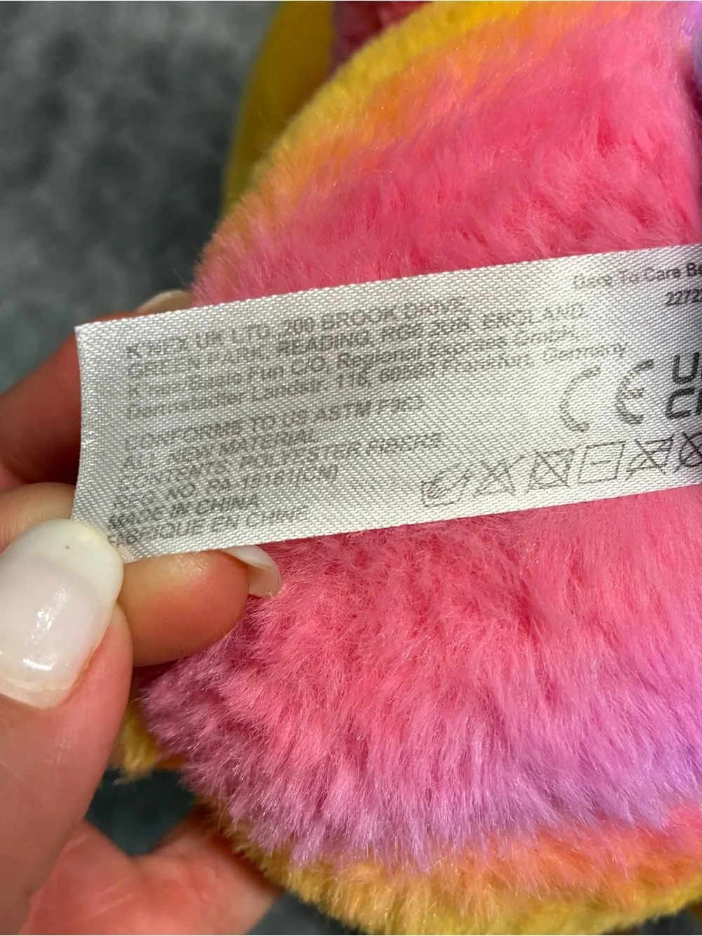 Care Bears Rainbow Star Plush - Pink, Purple, Blue, Yellow